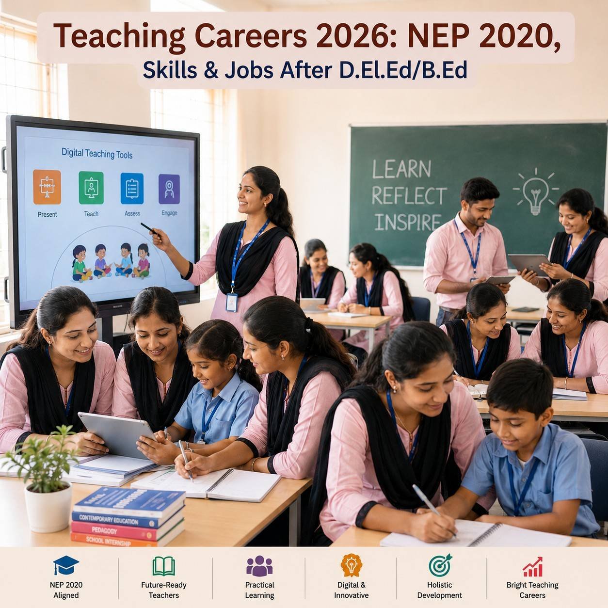 Teaching Careers 2026: NEP 2020, Skills & Jobs After D.El.Ed/B.Ed