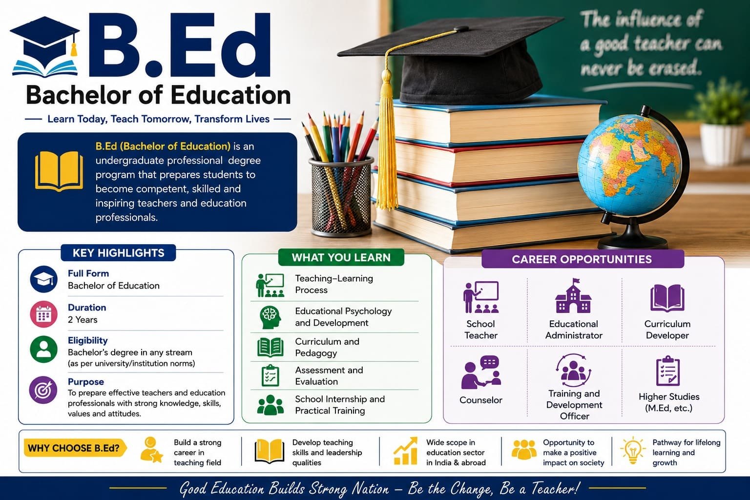 B.Ed (Bachelor of Education)